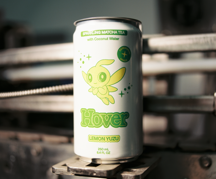 Hover Sparkling Matcha Tea